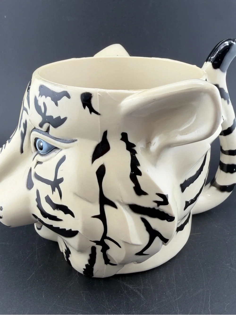 2002 Ringling Brothers Circus Mug Plastic Tiger The Greatest Show on Earth Vtg